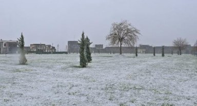 Diyarbakır'da kar yağışı etkili oldu