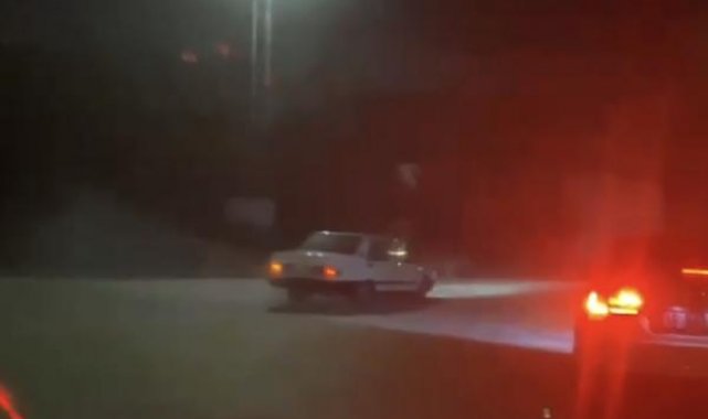 Drift yaparken polise yakalanan sürücü: Herkes yaptı