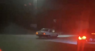 Drift yaparken polise yakalanan sürücü: Herkes yaptı