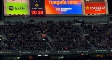 El Clasico'da Türkiye'deki afetler için destek çağrısı