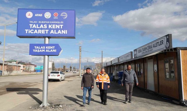 Elbistan Talas Kent'te anahtarlar teslim ediliyor