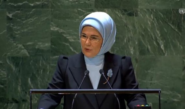 Emine Erdoğan, BM Genel Kurulunda Sıfır Atık Günü özel oturumunda konuştu