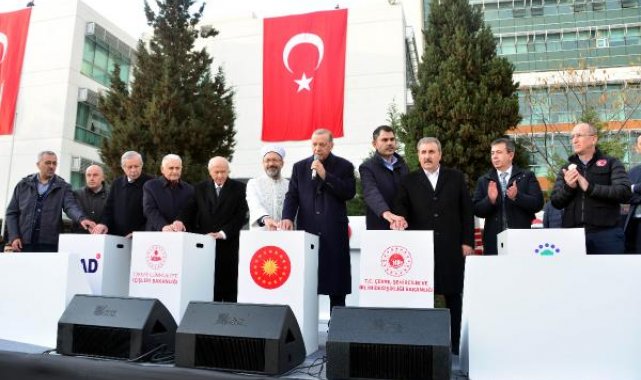 Erdoğan: Depremin izlerini silip, 1 yılda toplam 650 bin konutu tamamlayacağız