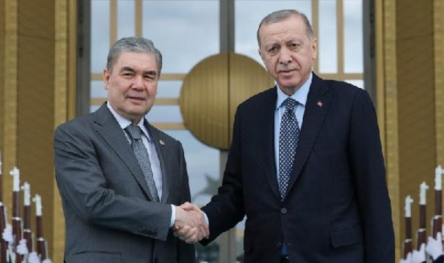 Erdoğan, Türkmenistan Halk Maslahatı Başkanı Berdimuhamedov ile görüştü