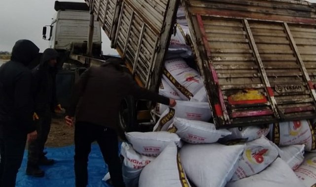 Erzincan'dan Malatya'ya 21 ton süt yemi