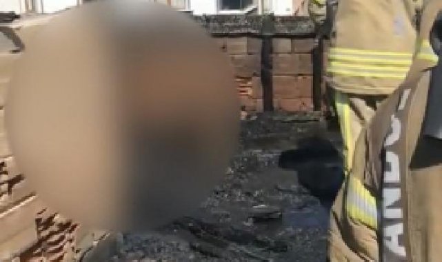 Esenler'de metruk binada yangın sonrası ceset bulundu