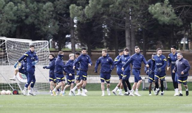Fenerbahçe taktik çalıştı