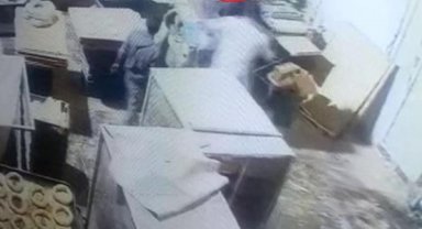 Fırında 'ispiyon' cinayeti; olay anı kamerada