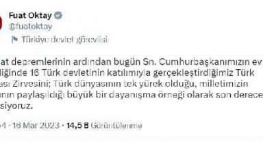 Fuat Oktay: Yaşanan felakette ihmali bulunanlarla ilgili soruşturmalar devam etmektedir