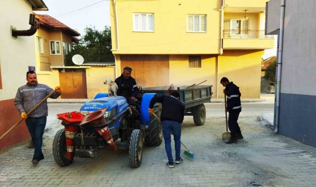 Germencik'te bahar temizliği mesaisi