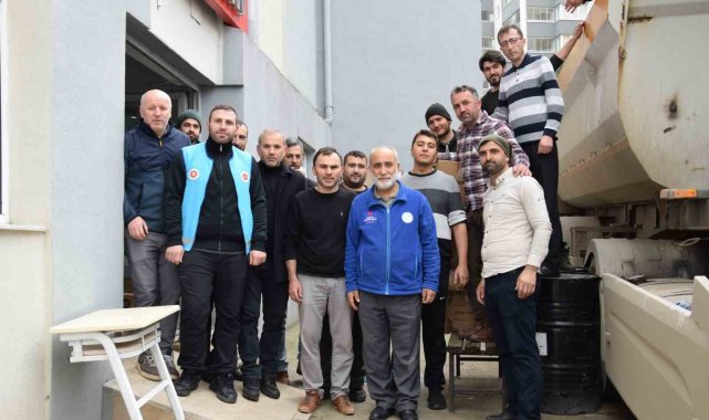 Giresun'dan deprem bölgesine yardım kampanyası devam ediyor
