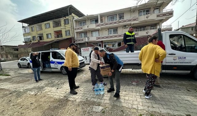 Gölcük Belediyesi Hatay'da yaraları sarmaya devam ediyor