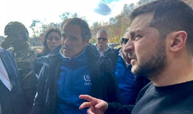 Grossi, Zaporijya'da Zelenski ile bir araya geldi