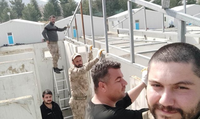Güvenlik korucuları deprem bölgelerindeki çalışmalarını sürdürüyor