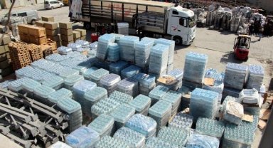 Hatay'da depremzedelere hazır su tedariki