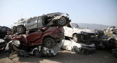 Hatay'daki 'araç mezarlığı'