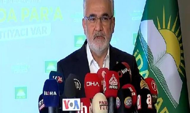 HÜDA PAR Genel Başkanı Yapıcıoğlu: Seçimlere Ak Parti listelerinden katılacağız-1