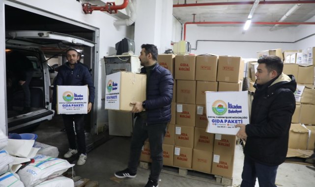 İlkadım'dan 750 aileye Ramazan kolisi