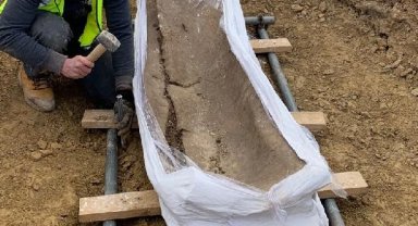 İngiltere'de kurşun lahitte Romalı bir aristokratın iskelet kalıntıları bulundu