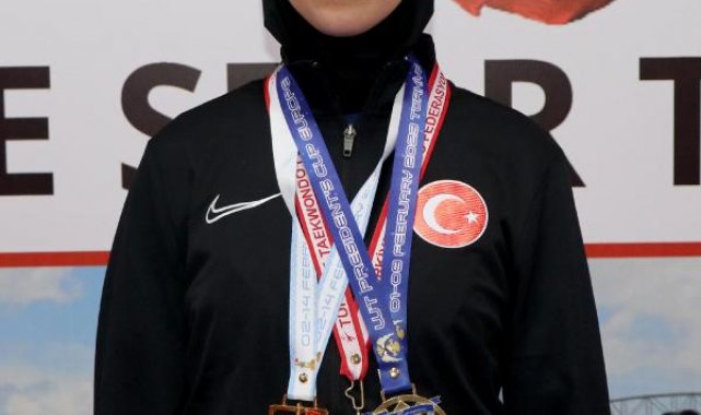 İş kazasında iki kolunu kaybeden Sevim, tekvandoda 1 ayda 3 altın madalya kazandı