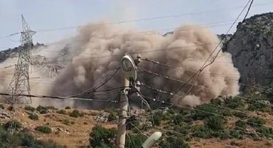 İskenderun'da taş ocağında dinamit patlatılmasına depremzede tepkisi