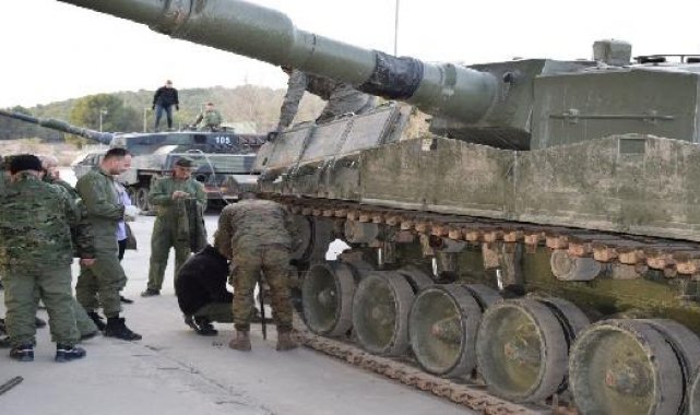 İspanya'da Ukraynalı askerlerin tank eğitimi bu hafta bitiyor