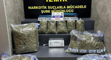 İzmir'de 44 kilo 600 gram esrar ele geçirildi