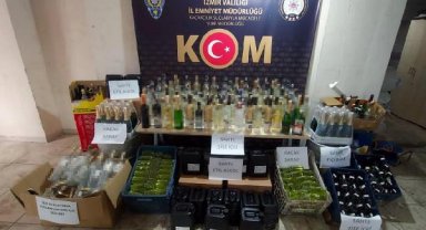 İzmir'de sahte içki üreten şebekeye operasyon: 11 gözaltı
