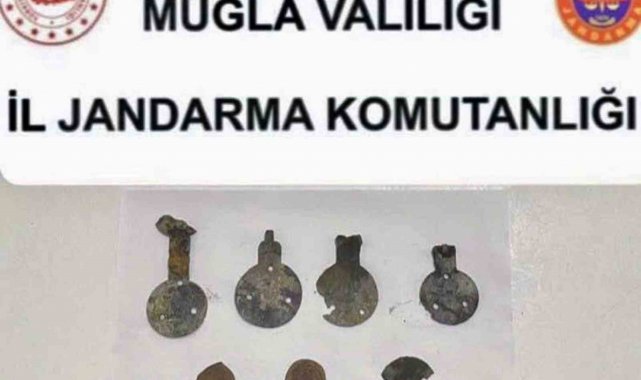 Jandarmadan Milas'ta tarihi eser operasyonu