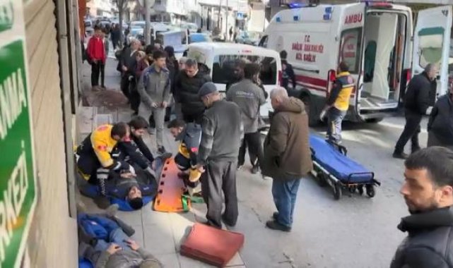 Kağıthane'de 2 teknisyen bebekli kadının üstüne düştü