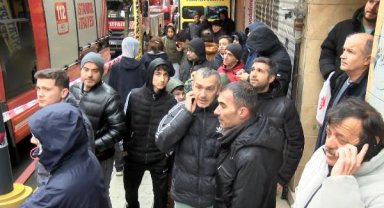 Kağıthane'de yaşlı çifti yangından komşuları kurtardı