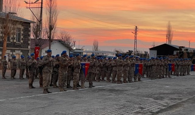 Kağızman'da komandolar El-Bab'a dualarla uğurlandı