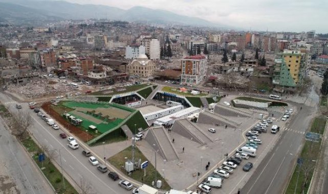 Kahramanmaraş'ta esnaf için konteyner çarşılar kuruluyor
