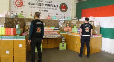 Kapıkule'de 48 milyon TL'lik kaçak elektronik sigara ele geçirildi