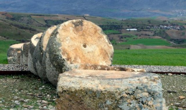 Karakuş Tümülüsü'nün yıkılan sütunu eski haline getirilecek