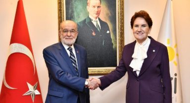 Karamollaoğlu, Akşener'i ziyaret etti