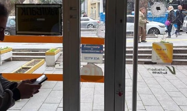 Kart vermeyen banka şubesine pompalı ile ateş eden şüpheli tutuklandı