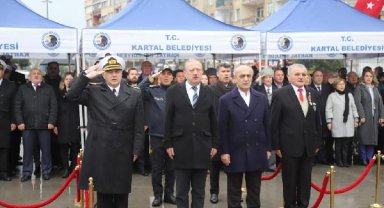 Kartal'da 18 Mart Çanakkale Zaferi için anma programı düzenlendi