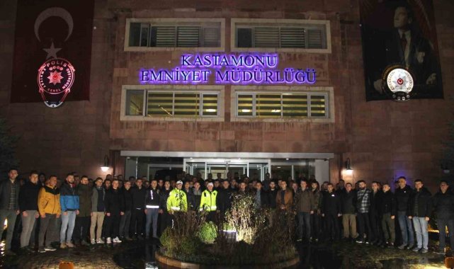 Kastamonu'dan 100 polis deprem bölgesine uğurlandı