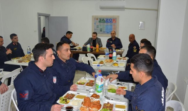 Kaymakam Odabaş, jandarma ile iftarda bir araya geldi