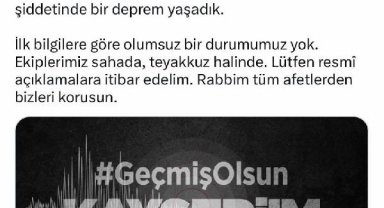 Kayseri'de 4.8 büyüklüğünde deprem