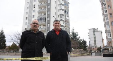 Kayseri'de ağır hasarlı 10 katlı bina boşatıldı