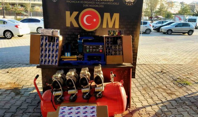 Kayseri'de Kaçak Sigara ve Tütün Operasyonu