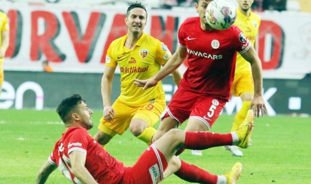 Kayserispor Antalya'da yine kazanamadı