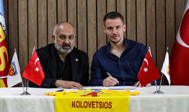 Kayserispor, Dimitrios Kolovetsios'un sözleşmesini uzattı