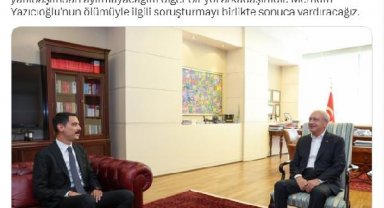 Kılıçdaroğlu: Muhsin Yazıcıoğlu'nun oğlu, yanı başımdan ayırmayacağım yol arkadaşımdır