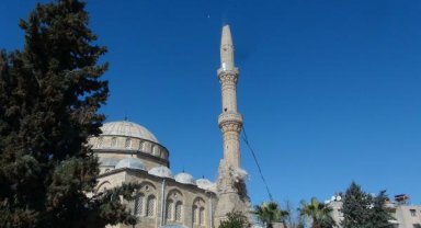 Kilis'te hasarlı minareleri yıkılan camiler, ramazanda ibadete açılacak