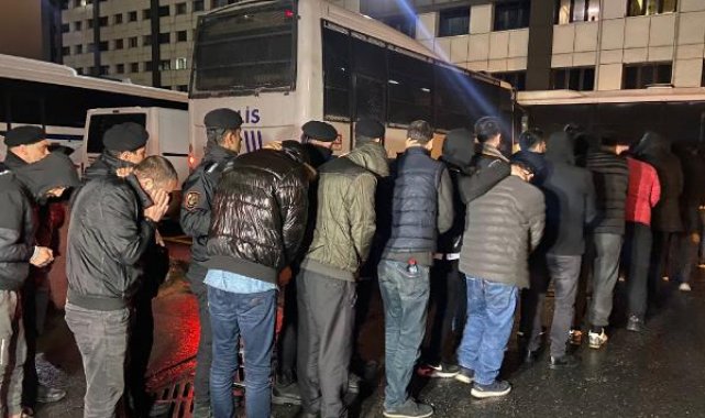 Kökünü Kurutma Operasyonu'nda gözaltına alınan 161 şüpheli adliyeye sevk edildi