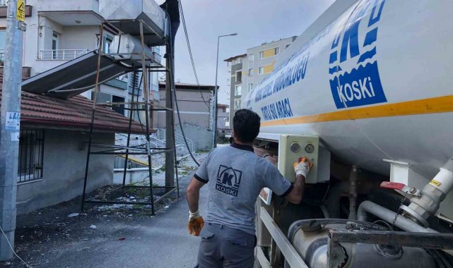 Konya Büyükşehir Hatay'da temiz su ihtiyacını gideriyor