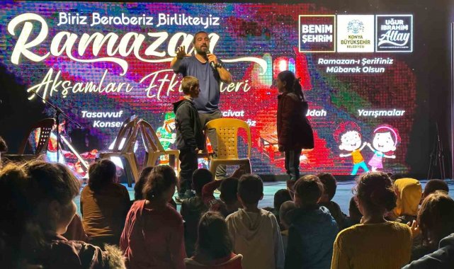 Konya Büyükşehir'in Hatay'daki Ramazan etkinlikleri depremzedelere moral oluyor